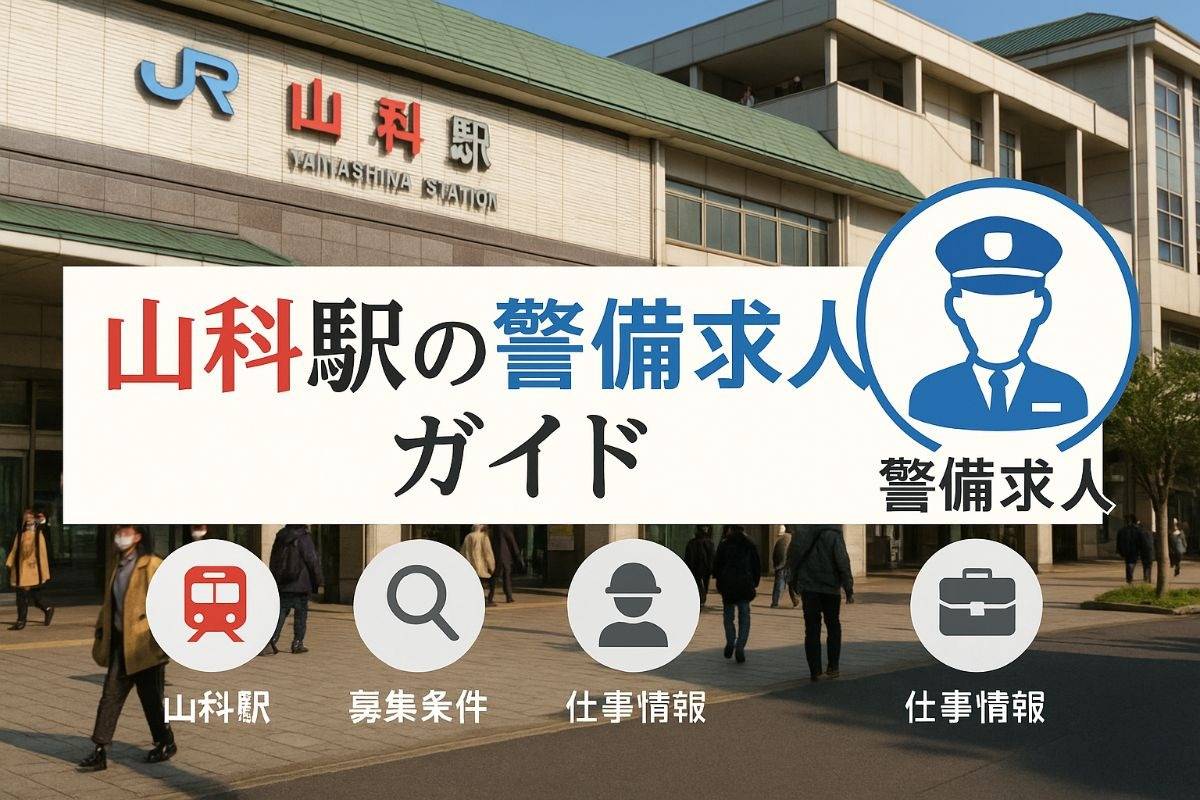 山科駅で警備求人を探す方必見｜京都エリア注目の仕事情報と募集条件比較ガイド